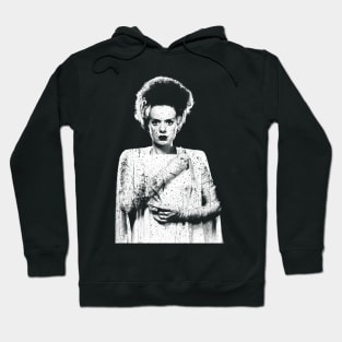 Bride of Frankenstein distressed Hoodie